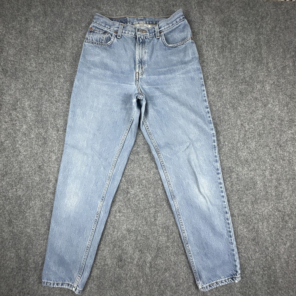 Vintage Levi's Women's Jeans 550 8R Relaxed Fit Mexico Y2K Denim Red tab